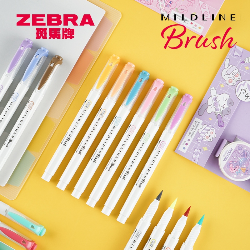 Zebra Pen Sarasa - Zebra Colores pena Highlighter kepala ganda,