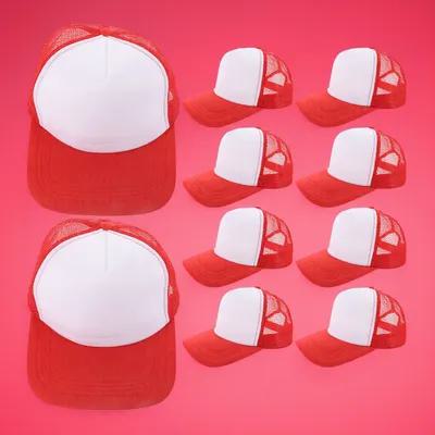 Hat Sublimation Blank - 10 Buah Topi Baseball Polos dengan