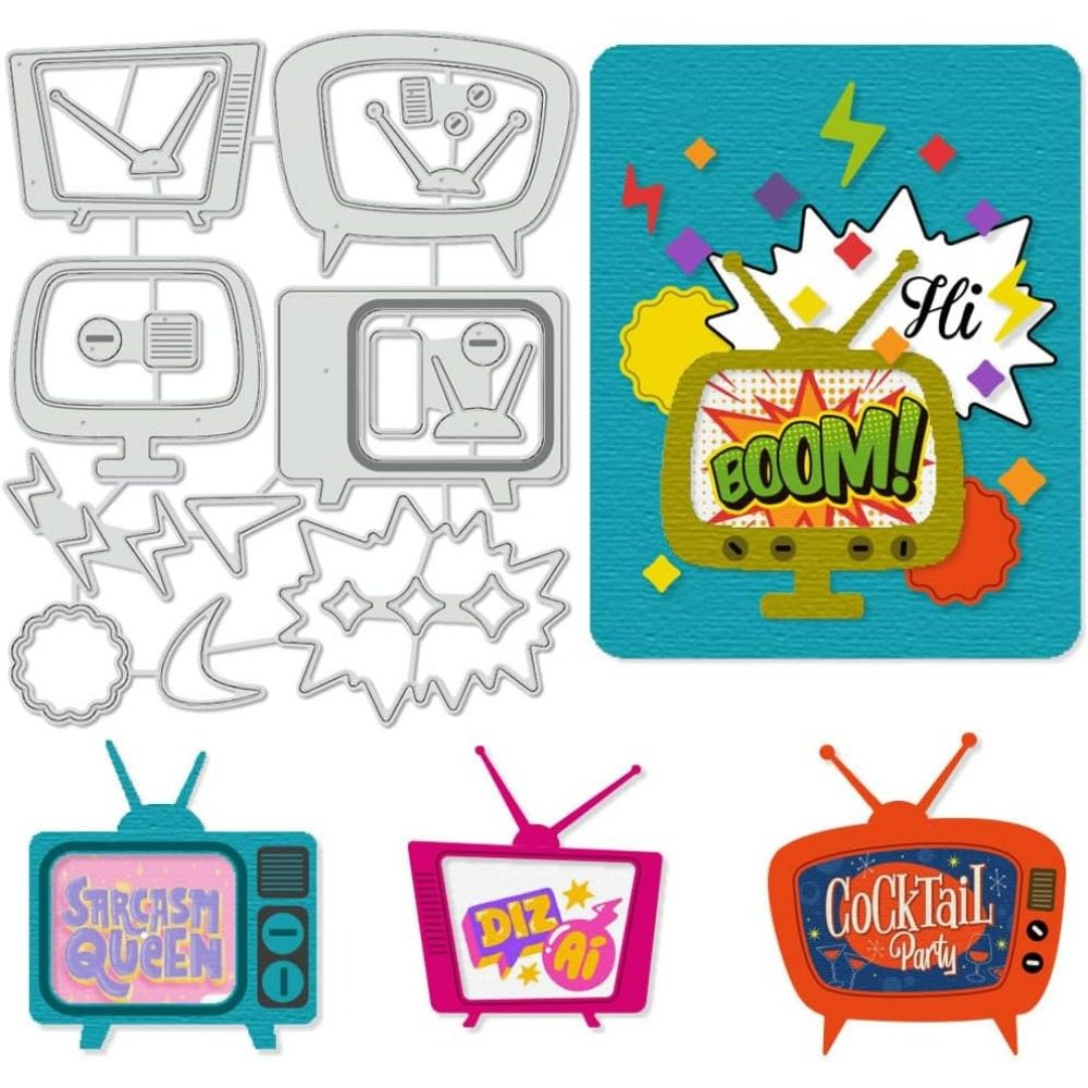 Cetakan potong TV Retro, stens - Metal Photo Panel ulasan dan harga