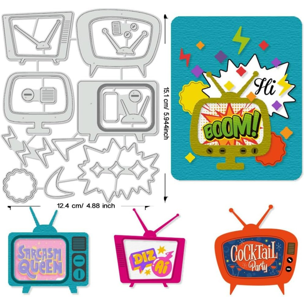 Cetakan potong TV Retro, stens - Metal Photo Panel ulasan dan harga