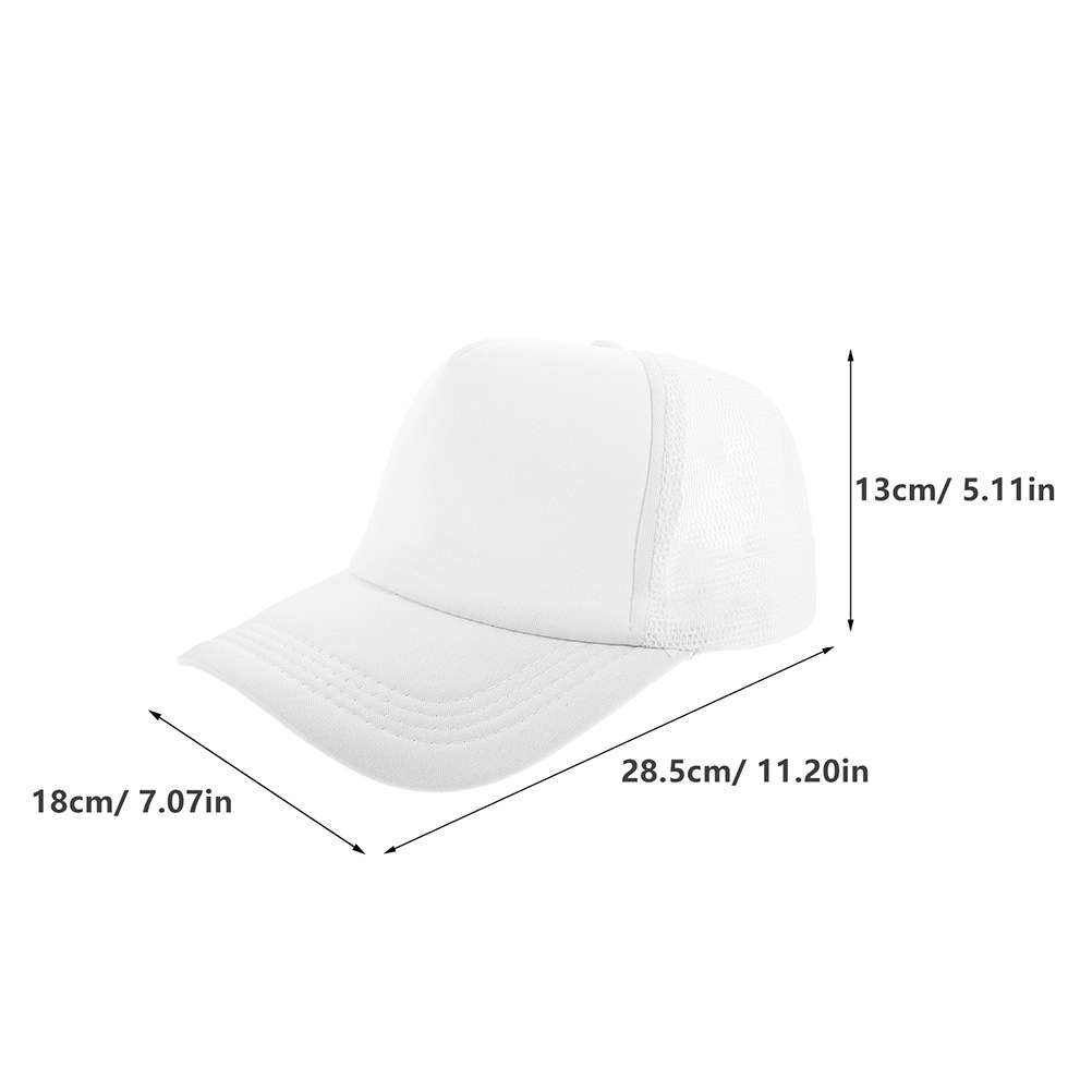 5 Buah Topi Baseball Jaring Po - Hat Sublimation Blank ulasan dan harga